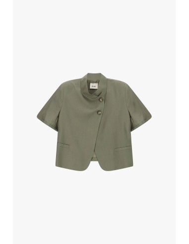 Korte double-breasted blazer met korte mouwen Dixie