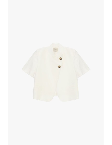 Korte double-breasted blazer met korte mouwen Dixie