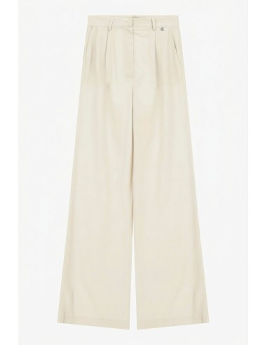 Pantalon taille haute à jambes larges et fléchettes Dixie