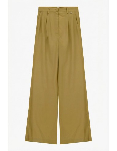 Pantalon taille haute à jambes larges et fléchettes Dixie