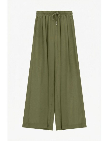 Palazzo-broek met elastische tailleband van Dixie