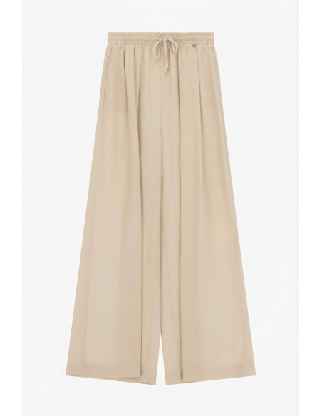 Palazzo-broek met elastische tailleband van Dixie