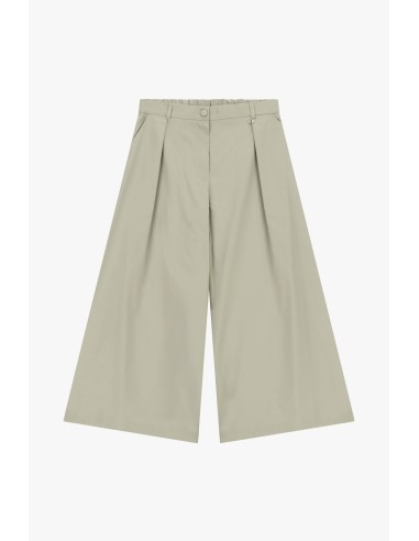 Pantalon palazzo à taille haute et plis Dixie
