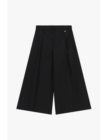 Pantalon palazzo à taille haute et plis Dixie