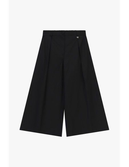 Pantalon palazzo à taille haute et plis Dixie
