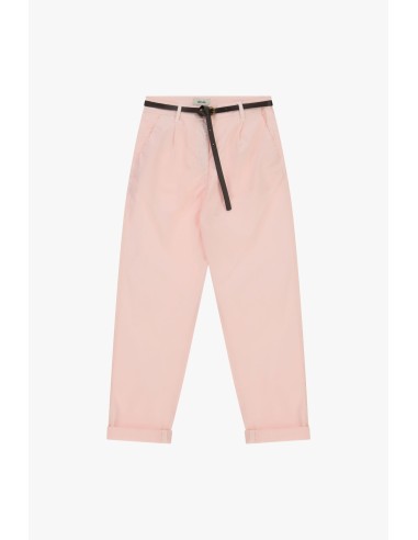 Chino-fit broek met smalle tailleband en omslagen van Dixie