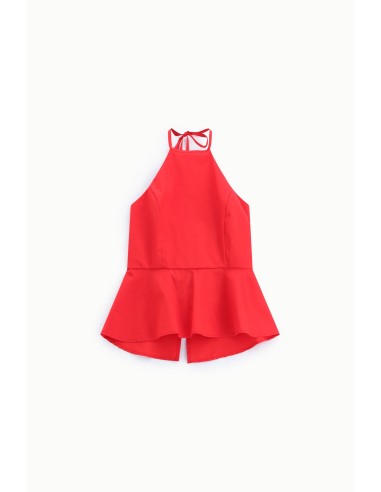 Dixie American Neckline Flared Top