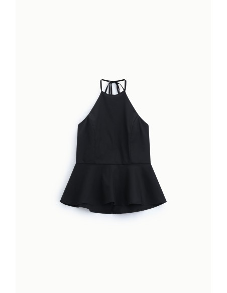 Dixie American Neckline Flared Top