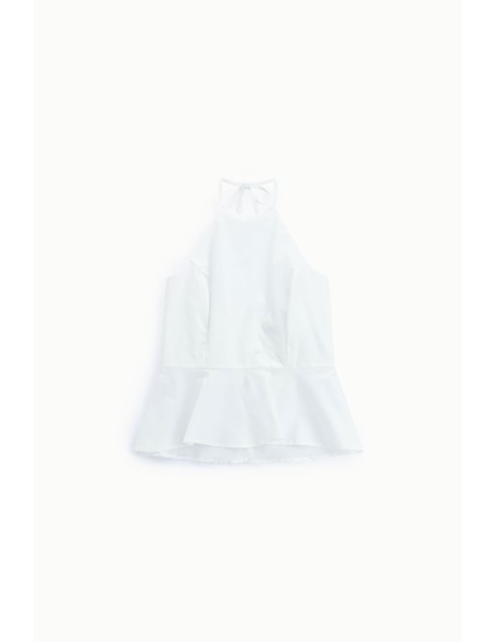 Dixie American Neckline Flared Top