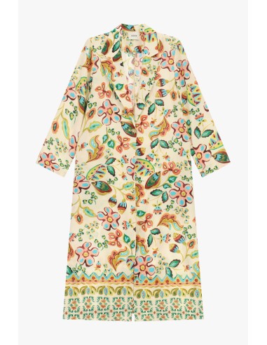 Manteau duster à imprimé floral coloré Dixie