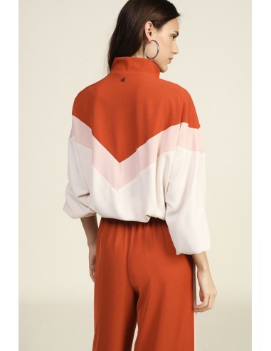 Blouson bombardier avec fermeture éclair et motif coloré Dixie