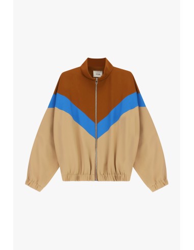 Blouson bombardier avec fermeture éclair et motif coloré Dixie