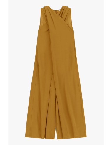 Robe longue sans manches à large empiècement sur le devant Dixie