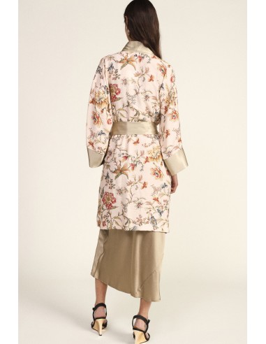 Manteau léger à motif floral avec ceinture Dixie