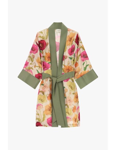 Manteau léger à motif floral avec ceinture Dixie