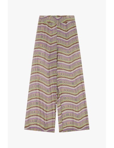 Dixie Palazzo-broek met patroon en wijde pijpen