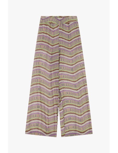 Pantalon palazzo fantaisie à jambes larges Dixie