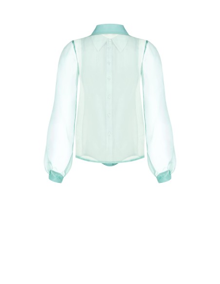Chemise à manches larges en organza Rinascimento