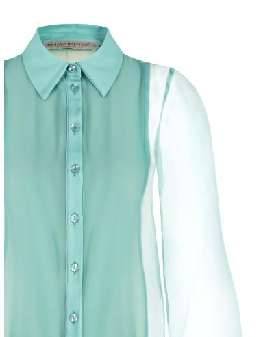Chemise à manches larges en organza Rinascimento