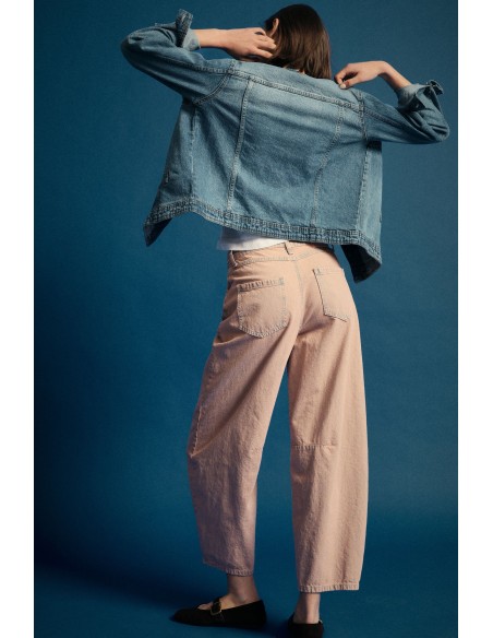 Pantalon palazzo taille haute à jambes larges Please