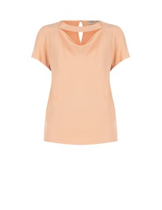 Blouse fluide grande taille en satin mat avec découpes Rinascimento Curvy