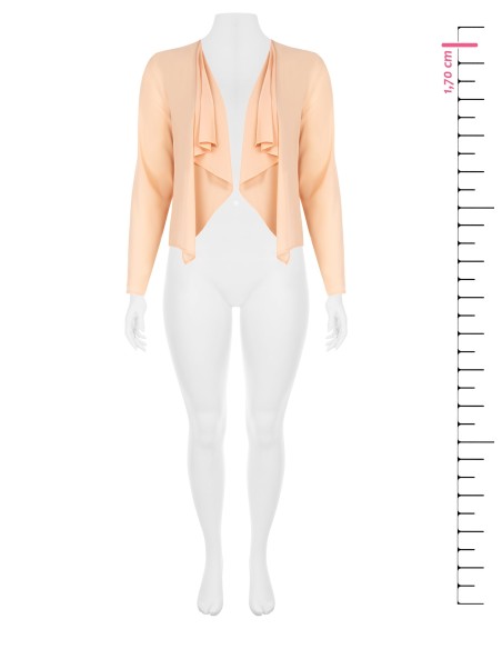 Open Curvy-bolero van georgette van Rinascimento Curvy