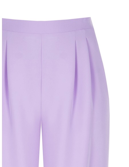 Pantalon palazzo Curvy en tissu technique avec élastique Rinascimento Curvy