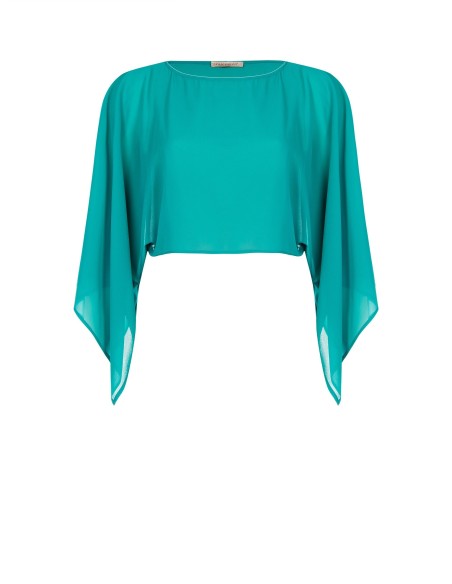 Étole cache-épaules grande taille en georgette Rinascimento Curvy