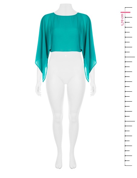 Étole cache-épaules grande taille en georgette Rinascimento Curvy
