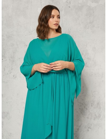 Étole cache-épaules grande taille en georgette Rinascimento Curvy