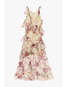 Robe longue à imprimé floral et volants Dixie 2