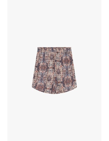 Dixie regular-fit shorts met paisleyprint en elastische tailleband