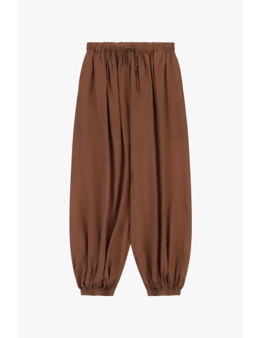 Pantalon à taille et chevilles élastiquées, coupe ample Dixie