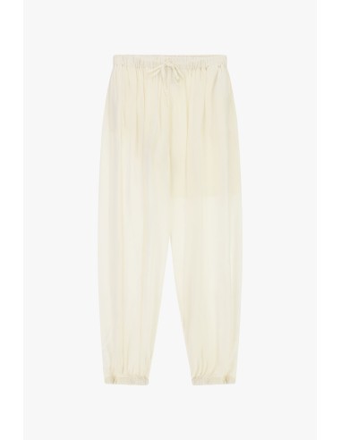 Broek met elastische taille en enkelboorden, losse pasvorm Dixie