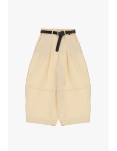 Cropped Palazzo-broek met riem en plooien van Dixie 2