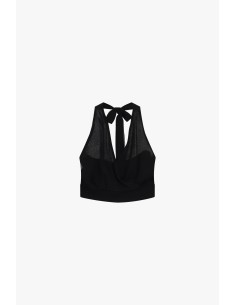 Dixie Bow Short American Neckline Top 2