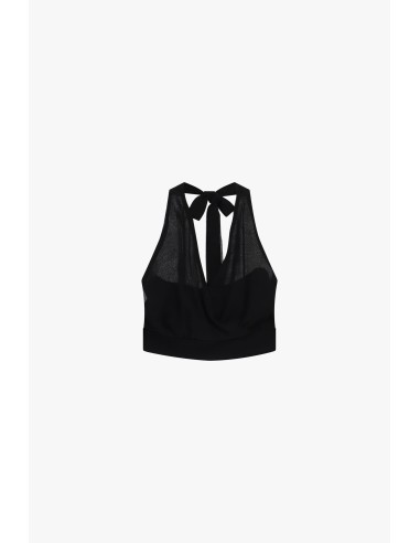 Dixie Bow Short American Neckline Top
