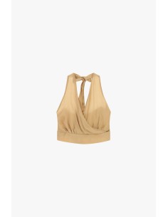 Dixie Bow Short American Neckline Top
