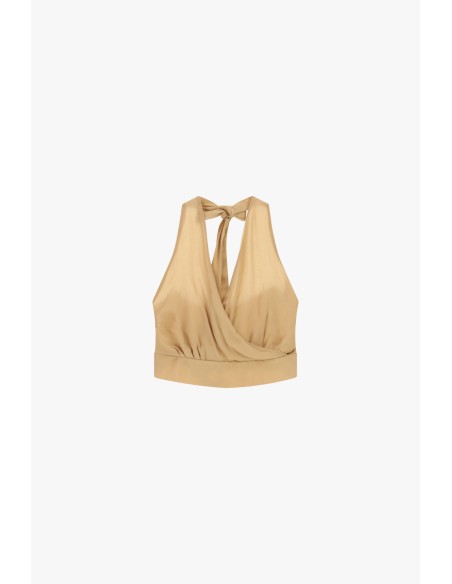 Dixie Bow Short American Neckline Top