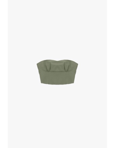 Dixie - Top bandeau structuré avec coutures profilées
