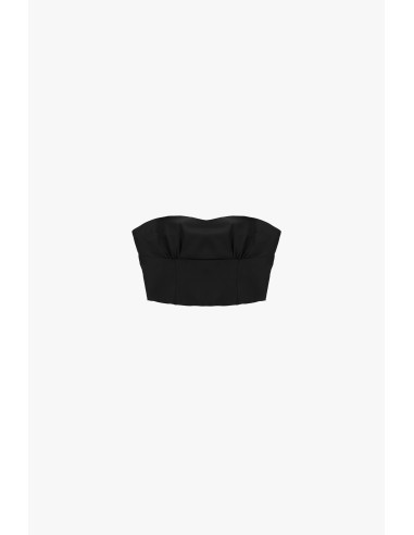 Dixie - Top bandeau structuré avec coutures profilées
