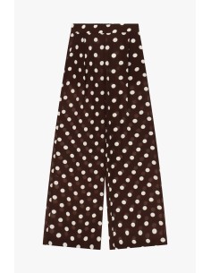 Pantalon palazzo à pois à jambes larges Dixie 2