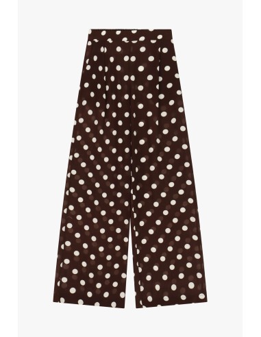 Dixie Palazzo-broek met stippen en wijde pijpen