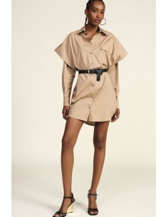 Oversized hemdjurk met riem en zak van Dixie