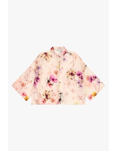 Blouse ample à manches trois quarts et imprimé floral Dixie