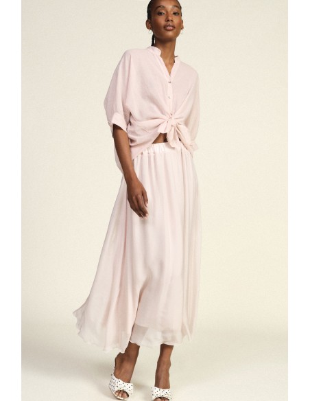 Jupe midi évasée avec élastique à la taille Dixie