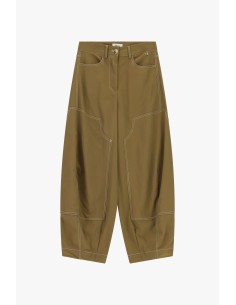 Palazzo-broek met contrasterende stiksels en zakken van Dixie 2