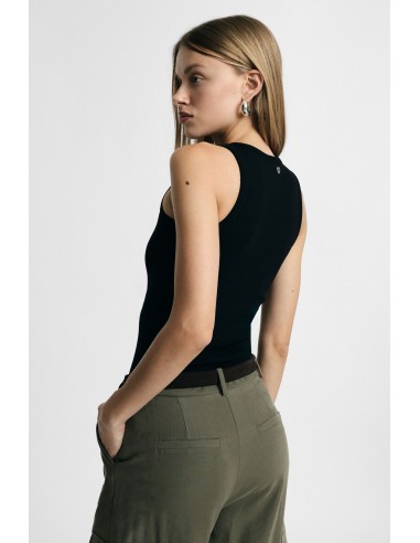 Basic Regular-Fit tanktop met ronde hals Please