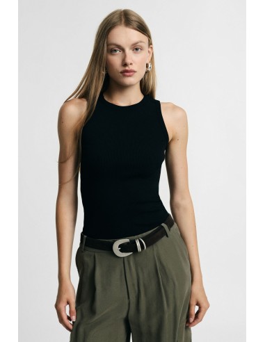 Basic Regular-Fit tanktop met ronde hals Please