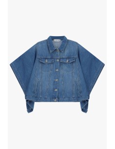 Veste en denim oversize à manches larges S’il vous plaît 2